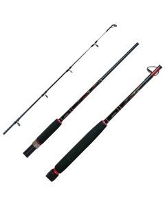 Silstar Power Tip 6ft 3-5kg 3 Piece Travel Spin Rod With Solid Glass Tip