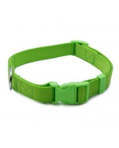 Adjustable Nylon Dog Collar - Durable Puppy Collar (Assorted Colours)