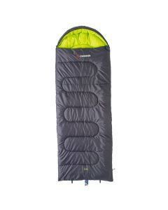Caribee 5441 Glacial Bay Jumbo Hooded 0c Grey Sleeping Bag