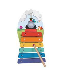 Oribel VertiPlay Wall Toy: Musical Rail Track Xylophone
