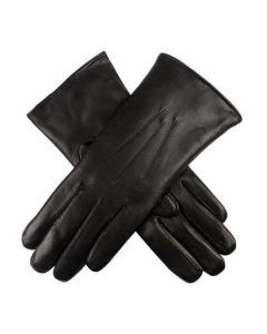 Dents Ladies Premium Kangaroo Leather Cashmere Lined Gloves - Black