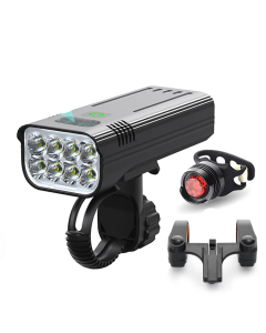 4800 Lumen USB Bike Light Set Black