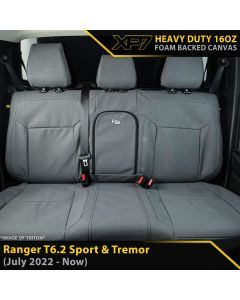Ford Ranger T6.2 Sport & Tremor XP7 Rear Row Seat Covers (Available)