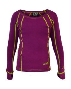 XTM Merino Kids Baselayer Thermal Top Boysenberry