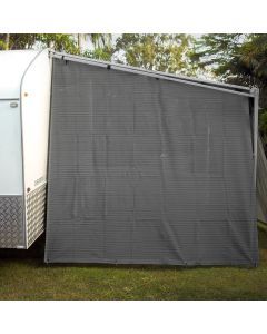 Aussie Traveller Sunblocker End Wall - Grey - Caravan