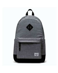 Herschel Heritage 24L Backpack - Raven Crosshatch (Laptop School Travel Bag)