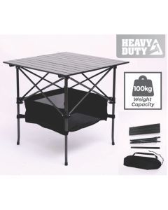Black Portable Folding Compact Camping Picnic Table