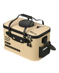 Folding Live Fish Bucket with Portable EVA Water Tank
