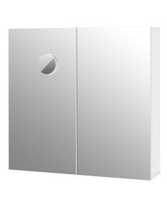 Levede Bathroom Mirror Wall Mounted Vanity Mirror Cabinet Wall Storage 75x72cm