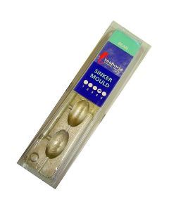 Seahorse 4 Bean Sinker Mould - Makes 4 Sinkers  - Made In Australia