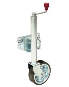 ALKO 8" SWIVEL JOCKEY WHEEL 200MM - SOLID TYRE