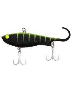 78mm Zerek Fish Trap Soft Vibe Lipless Crankbait Lure - Green Sunset