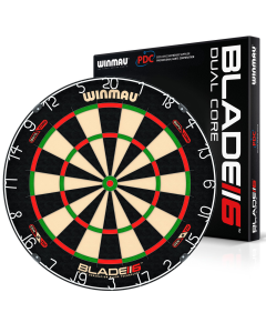 Winmau Blade 6 Dual Core Dartboard - Official WDF Size (Rota-Lock System)
