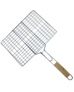 BBQ Grill Basket - Meat, Fish & Vegetable Food Holder (Camping Barbecue)