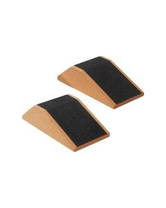 Cork Squat Wedge Yoga Block Trainer for Pilates (Brown)