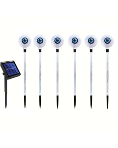 6-Pack Color Changing Solar Lights – Horror Eyeball Stake Lights