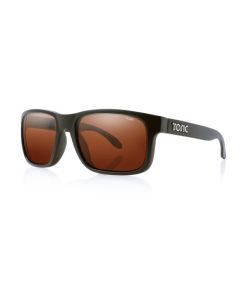 Tonic Mo Polarised Sunglasses with Glass Copper Photochromic Lens & Black Frame