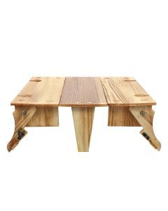 Folding Table Basket Wooden