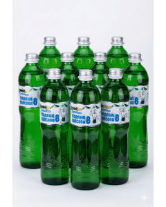 9x 500ml Poljana Kvasova Sparkling Mineral Water from Ukraine for Gut Health (Glass Bottle)