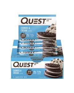 Quest Cookies & Cream Protein Bars 12x60g