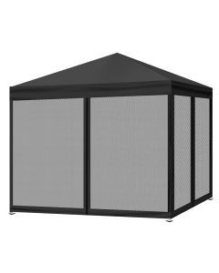 Mountview Gazebo Pop Up Marquee Outdoor Canopy 3x3m Wedding Tent Mesh Side Wall