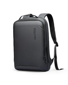 Streamlined Black Minimalist Hard Shell Laptop Backpack