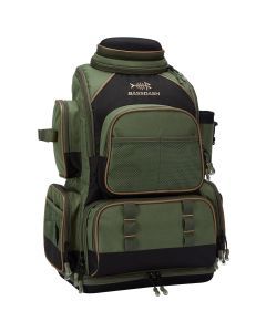 NNEOBATackle Backpack with Rain Cover Rod Holders Army Green