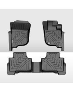 KIWI MASTER 3D TPE Car Floor Mats Liner fit Mitsubishi Pajero Sport MY 2015-2023