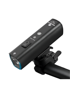 1000LM Smart Bike Headlight Vibration Light Sensing Black