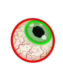 Eyeball Neon Sign - Wall-Mounted Light