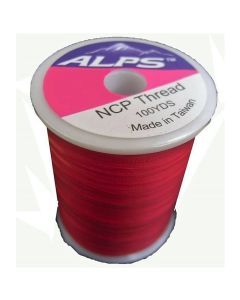 Alps 100yds of Red Rod Wrapping Thread - Size A (0.15mm) Rod Binding Cotton