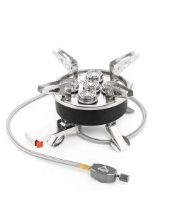High-Power Camping Gas Stove Portable Split Furnace Black