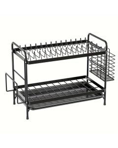 Metal Kitchen Dish Rack with Drainboard