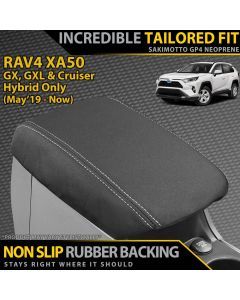 Toyota RAV4 XA50 GX/GXL/Cruiser Hybrid Neoprene Console Lid Cover (In Stock)
