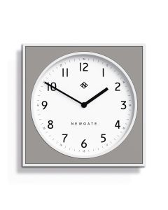 Newgate Burger & Chips Wall Clock Posh Grey