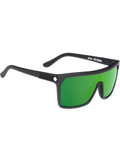Spy Flynn Matte Black - Happy Bronze with Green Spectra Sunglasses