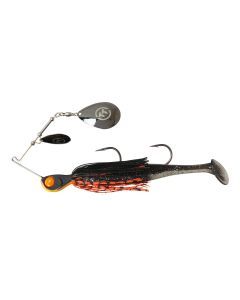 TT Lures 1oz Tornado+ Double Colorado Rigged Spinnerbait Lure - ORANGE NIGHTMARE