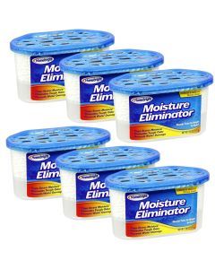 6x Homebright 277g Moisture Eliminator (Water Absorber) Bulk Pack - Spill Proof for Cupboards