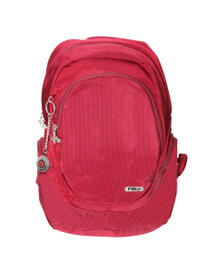 FIB Mens Backpack - Burgundy (Travel Rucksack Bag)