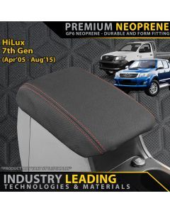 Toyota HiLux 7th Gen Premium Neoprene Console Lid