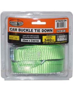 Monkey Grip Quick Release Cam Buckle 25mm x 2M CTD252-2H