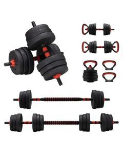 7-in-1 Adjustable Dumbbell and Barbell Weight Set
