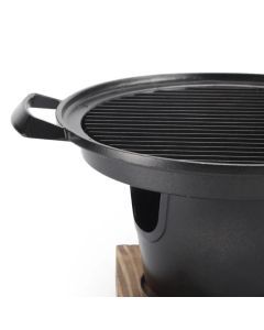 Detachable Camping Alcohol Stove Black