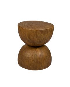 Levede Side Table Terrazzo Coffee End Tables Hourglass Magnesia Stool Stand 40cm