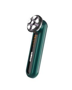 5-in-1 EMS LED Facial Device with Vibration Massager Green