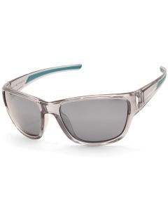 North Beach Megrim Crystal Smoke/Grey Silver Men's Polarised Sports Sunglasses 70663