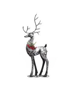 Wrought Iron Reindeer Christmas Ornament