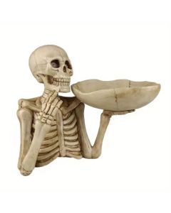 Resin Skeleton Bowl Holder