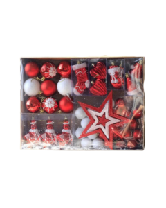 Christmas Baubles Set - 47-Piece