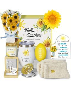 Sunflower Stainless Steel Cup Gift Set